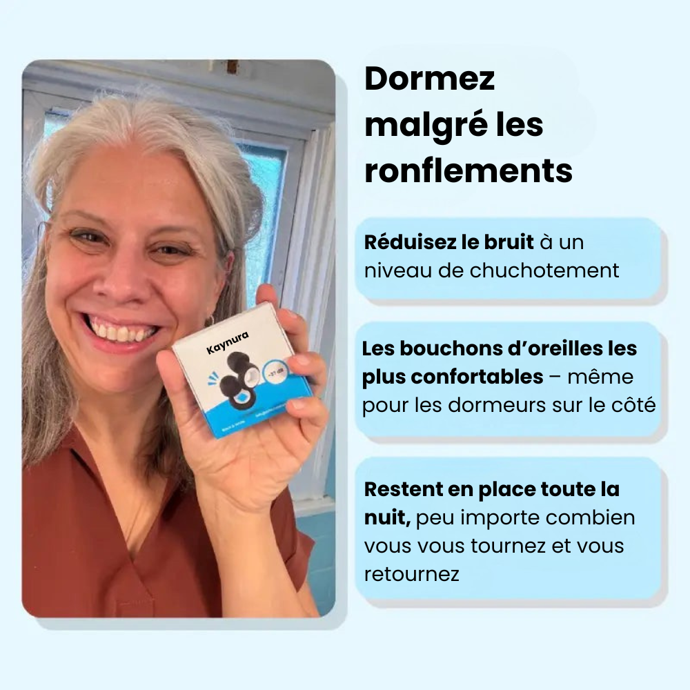 Bouchons d’oreilles anti-ronflement
