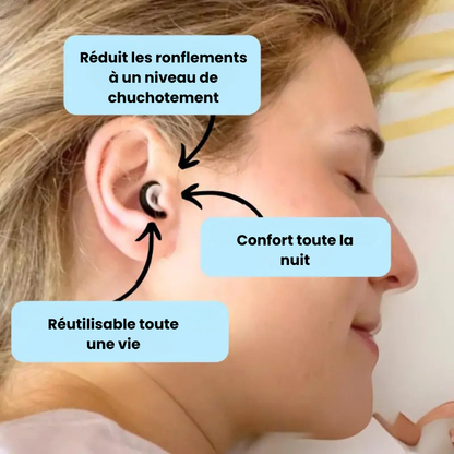 Bouchons d’oreilles anti-ronflement