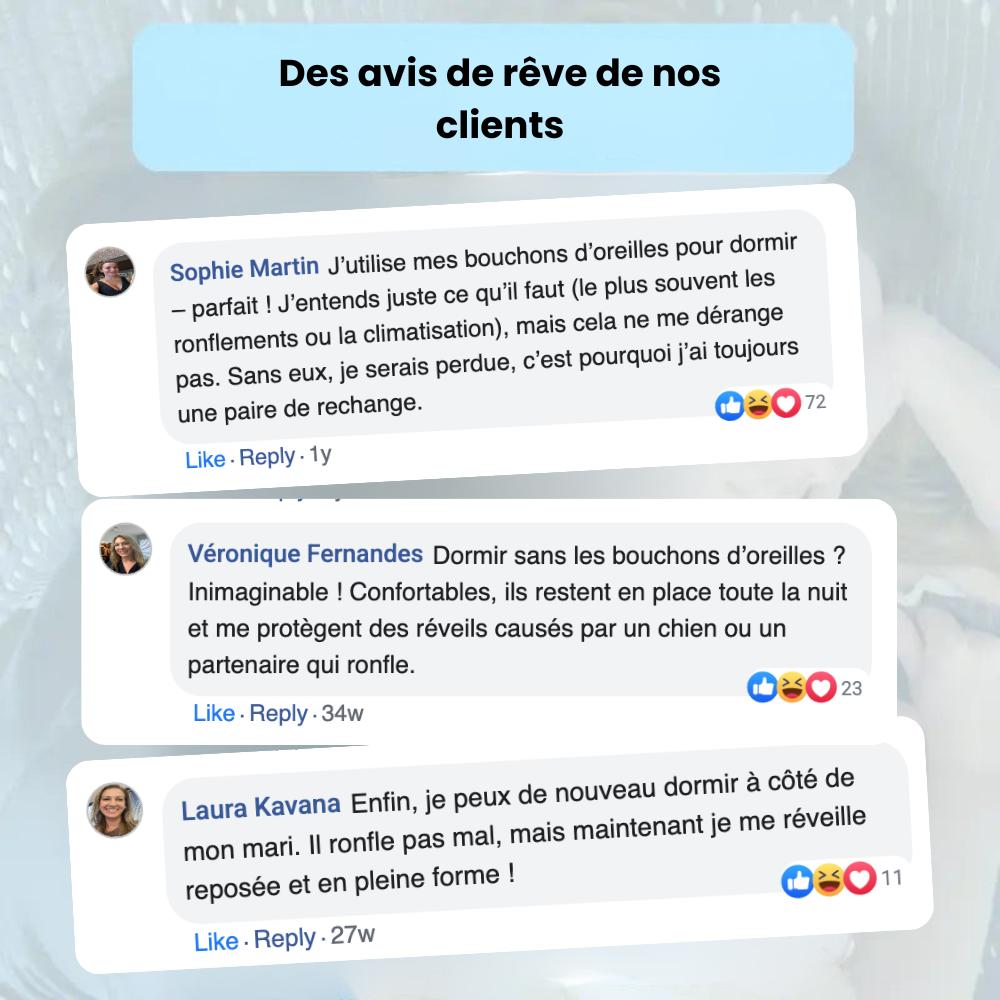 Bouchons d’oreilles anti-ronflement